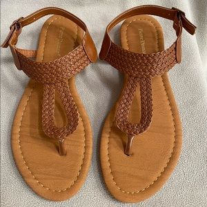 Pierre Dumas braid sling back sandal